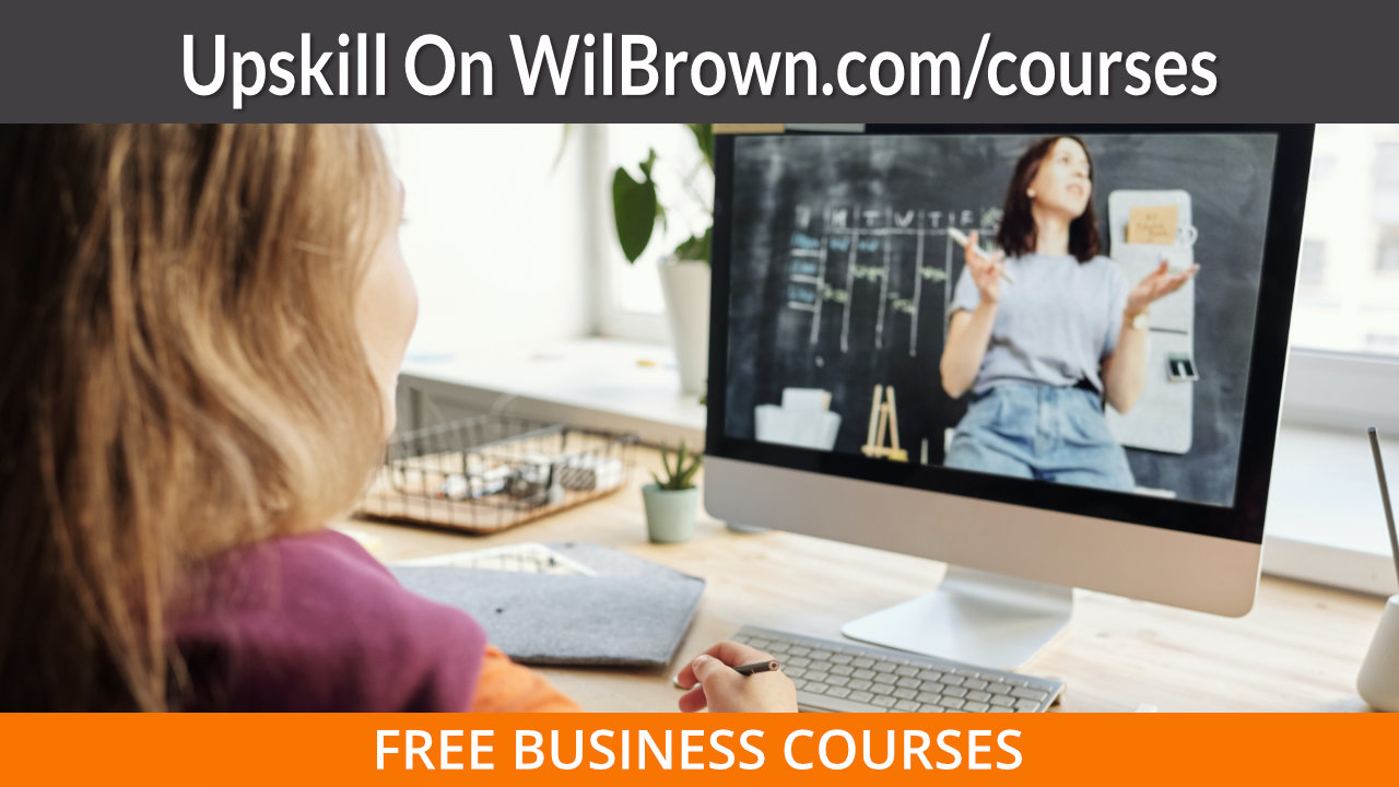 upskill free business courses on wilbrown.com